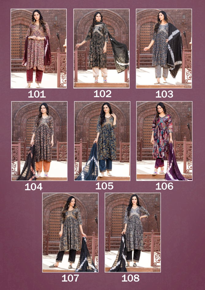 Dunki By Manjeera Modal Printed Kurti With Bottom Dupatta Wholesale In India
